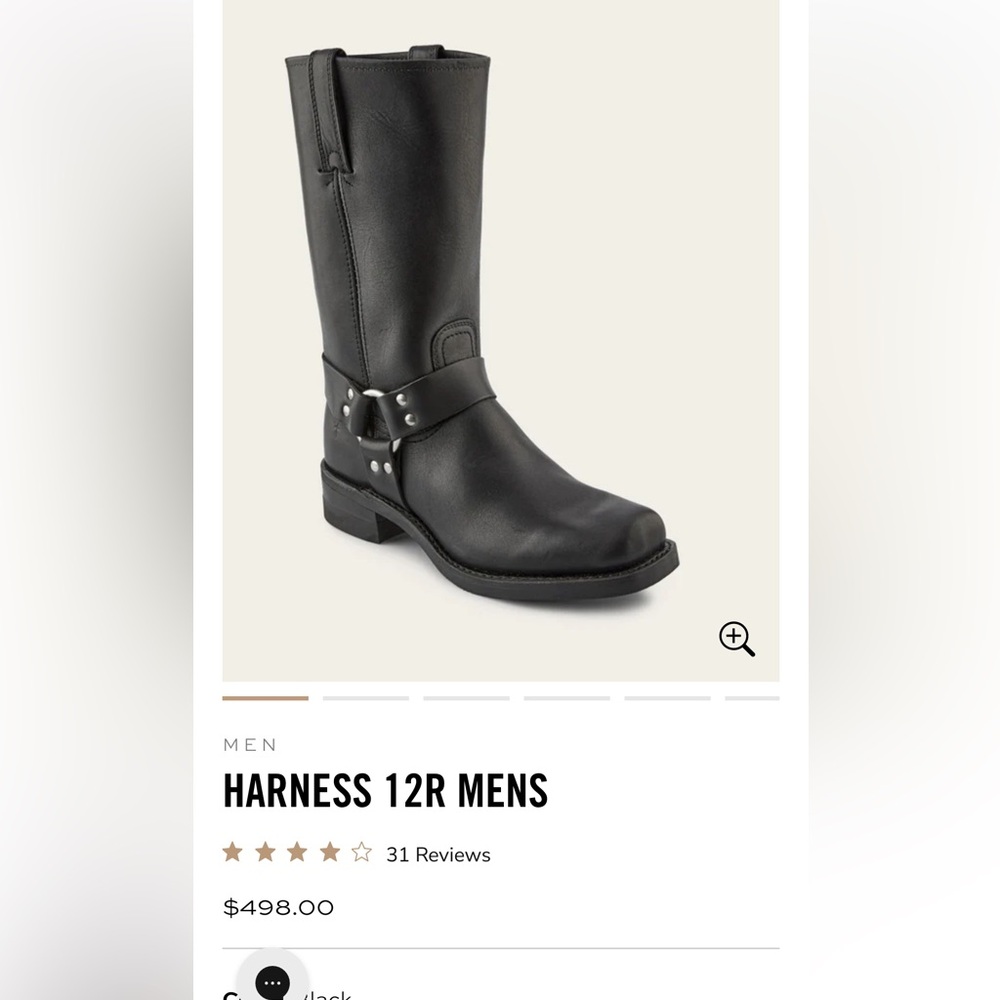 💠 Frye HARNESS 12R men’s  boots - Picture 3 of 3